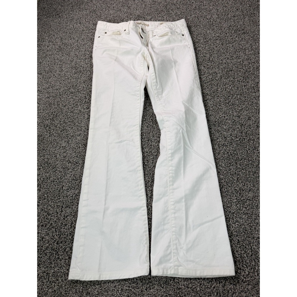 Vintage Y2K Gap Low Rise Bootcut Jeans Women's Size 8/29 White